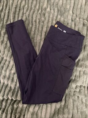 Carhartt Black High-Rise Performance Leggings with Side Pockets